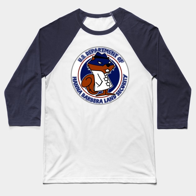 Department of Hanna BarberaLand Security Baseball T-Shirt by Spikeani